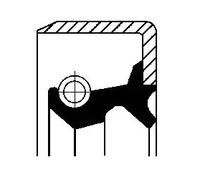 Paraolio, mozzo ruota CORTECO 12011358B