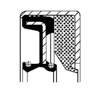 Corteco Anello di tenuta snodo dello sterzo 12015132B NBR mozzo esterno