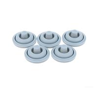 Anello di tenuta per pentola a pressione per WMF Perfect Series - Coperchio in silicone ad alta temperatura, 22 cm, grigio (5 pezzi)