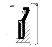 Corteco Paraolio stelo valvola 49472920 FPM (Fluoro-Caucciù) 8x per Honda CRX II