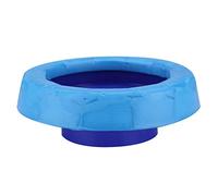 Anello di Tenuta Universale per Scarico WC, ABS e Gomma, Resistente agli Odori, Diametro 88-130mm, Blu e Nero, Kit Riparazione Bagno