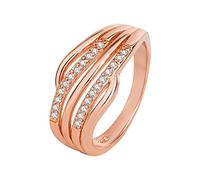 Anello Di Torta Gioielli da donna regolabili Elegante pietra preziosa Anello d'amore Decorazioni per feste Ornamenti Cucinare Anelli per Gli Uomini (Rose Gold, 9)