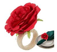 Anello di tovagliolo, Anelli di tovagliolo | Fibbie di tovagliolo Floreale | Tovaglioli Tovaglioli per Compleanno Cena a lume di candela romantiche in Vacanza