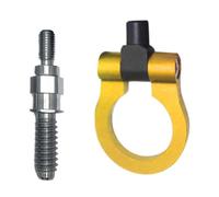 Anello di trazione per paraurti auto, gancio di traino per auto - Gancio da tiro per auto a forma rotonda a triangolo per lo styling, esterni per autoveicoli, decorazione per auto