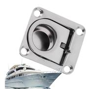 Anello Di Trazione Quadrato In Acciaio Inossidabile - Accessorio Hardware Marino Per Montaggio A Incasso | Maniglia Ad Anello Di Ancoraggio Invisibile Per Yacht, Barca, Kayak E Molo | Design Resistent