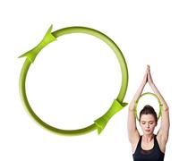 Anello di yoga Pilates, Toning Pilates Ring,Leggero 14,96 pollici fitness resistenza anello Pilates Hoop | Attrezzature per esercizi Doppia presa yoga senza slittamento per l