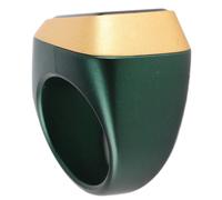 Anello digitale intelligente con contatore, verde, 18 mm, con avviso vibrante