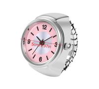 Anello dito - quadrante singolo personalizzato personalizzato per uomini e donne Guarda le dita di coppia casuale Guarda il quadrante semplice, coppia Cool Watch Ring Creative Novelty
