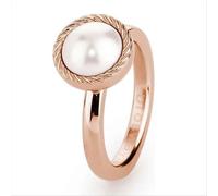Anello Donna BROSWAY RIFLESSI BRF33 in Acciaio Rosato con Perla