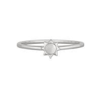 anello donna cai argento sterling 925 rodiato lucido motivo sole sun galaxy