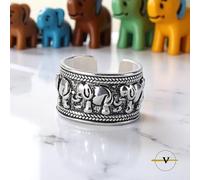 ANELLO DONNA ETNICO IN ARGENTO 925 RODIATO VINCENT PAUL