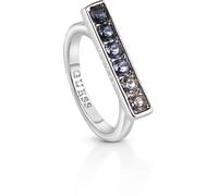 Anello Donna GUESS UBR83038 Acciaio 3 Misure Swarovski Pietre Colorate