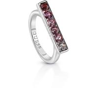 Anello Donna GUESS UBR83039 Acciaio 3 Misure Swarovski Pietre Colorate
