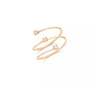 Anello Donna LIU JO LUXURY LJ2492M18 Acciaio Inossidabile Gold Rose Misura 18