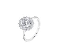 Anello Donna Lotus Silver LP3459-3/216 In Argento Con Cristallo Ovale E Zirconi