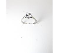 Anello Donna Luca Barra ANK583 Solitario In Acciaio Con Zircone Misura 12