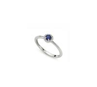 ANELLO DONNA ORO IN ORO BIANCO DIAMANTI E ZAFFIRO REF. DHAZ9402.008 008