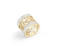 Anello Donna PHILIPP PLEIN PJ3AA10R3 Acciaio Inossidabile Misura 14 Swarovski