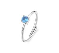 Anello donna ragazza linea Dazzly Gioielli S'AGAPO SDZ34 p. blu regolabile