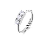 Anello Donna S'Agapõ Acciaio Regolabile Zirconi