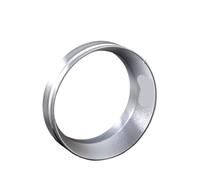 anello Dosatore Caffe Portafiltro magnetico da 51/58 mm, manico for caffè, panno for polvere, imbuto for barista, strumenti(51mm silver)