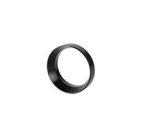 Anello Dosatore For Caffè Nero Argento Imbuto Intelligente Magnetico For Espresso 51/53 / 58mm For Portafiltro Strumenti Barista, Polvere Anti-volante(53mm Black)