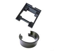 Anello dosatore in silicone nero antistatico per macina caffè | Riutilizzabile, materiale ABS, su misura per Mignon per mmg, facile montaggio, durevole (base + anello)