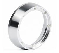 Anello dosatore per caffè, 54 mm, imbuto dosatore magnetico per Sage/Breville, 54 mm, Sits On The Outside of The Portafilter | Non compatibile con macchine espresso Integrated Grinders | Argento