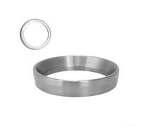 Anello dosatore per espresso, 54 mm, compatibile con salvia per Barista Express, l'imbuto di precisione per caffè previene il disordine, strumento per portafiltro in alluminio, nero, 6 x 6 x 2 cm