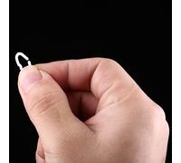 Anello elastico a bocca di pollo, anti beccheggio Indossa facilmente chiusure a becco di pollo semplici riutilizzabili per gabbia per pollame(mezzo)