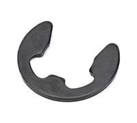 Anello elastico di tipo E 10/100X M1.2 1.5 3 4 6 8 10 11 12 13 Da 14 a M24 Clip a E in acciaio inossidabile nero 65Mn(Black steel,10pcs M20)
