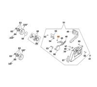 Anello elastico motosega modelli 925 GS630 ORIGINALE OLEOMAC 3026003R 3026003