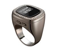 Anello elettronico per la preghiera Tasbih con ampio display e allarme Azan.