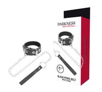 Anello Fallico con Cinturino BDSM Darkness - Vegan Leather