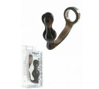 anello fallico plug per pene fallo anale ritardante per uomo indossabile nero