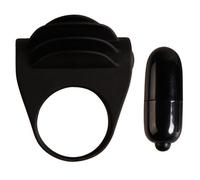 Anello Fallico Vibrante Pretty Love Chester - Silicone Nero