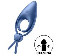 Anello Fallico Vibrante Satisfyer Sniper - Silicone, Blu