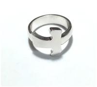 ANELLO FASCIA TAU SAN FRANCESCO REALIZZATO IN ARGENTO MASSICCIO