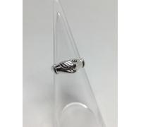 ANELLO FEDE MANI DI SANTA RITA ARGENTO 925/1000 RODIATO MIS 10 a MIS 29 EXPLOIT