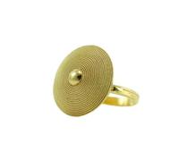 Anello fede sarda corbula in oro giallo con centrale lucido