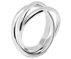 Anello fedina da uomo di Boccadamo della collezione tris. Modello in argento con superficie sabbiata centrale di spessore mm 3,90 e misura 24 trendy cod. FD015-24