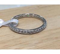 ANELLO FEDINA ETERNITY ARGENTO 925 ZIRCONI RODIATO O BRUNITO TUTTO GIRO