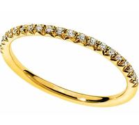 Anello fedina Eternity oro Giallo 18 kt. diamanti naturali ct. 0.20 donna Regalo