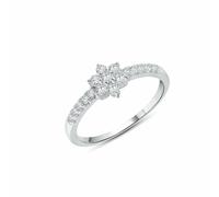 Anello Fiore donna Anellissimo in argento 925 con zirconi
