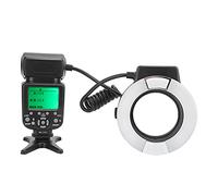 Anello Flash, con Anello Adattatore Anello Macro Flash TTL a Forma di Anello Flash Macro Fotocamera Torcia Messa a Fuoco Automatica Adatto per D7000 D5200 D5000 D3200 D3100 D90