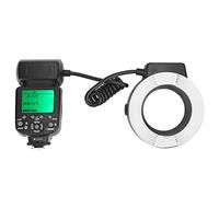 Anello Flash, con Anello Adattatore Anello Macro Flash TTL a Forma di Anello Flash Macro Fotocamera Torcia Messa a Fuoco Automatica Adatto per D7000 D5200 D5000 D3200 D3100 D90