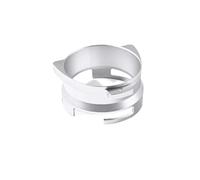 Anello For Imbuto Dosatore For Caffè Espresso Da 54 Mm, Compatibile Con Breville, Accessorio For Macchina Da Caffè Portafiltro Sage Serie 8(Aluminum-Silver)