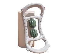 Anello for yoga con massaggio a rullo, anello for stretching for spalle aperte e schiena, Pilates yoga stretching (Size : White)