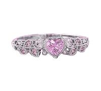 Anello Fresh Personality per le donne piccolo amore principale anelli taglia 8 anelli per le donne set, 6, Metallo, Nessuna pietra preziosa