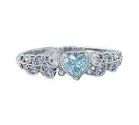 Anello Fresh Personality per le donne piccolo amore principale anelli taglia 8 anelli per le donne set, 11, Metallo, Nessuna pietra preziosa